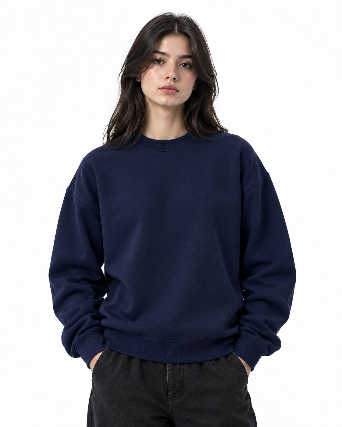 Premium Essential Oversized Crewneck Sweatshirt Unisex