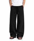 Essential Black Wide-Leg Baggy Unisex Trouser