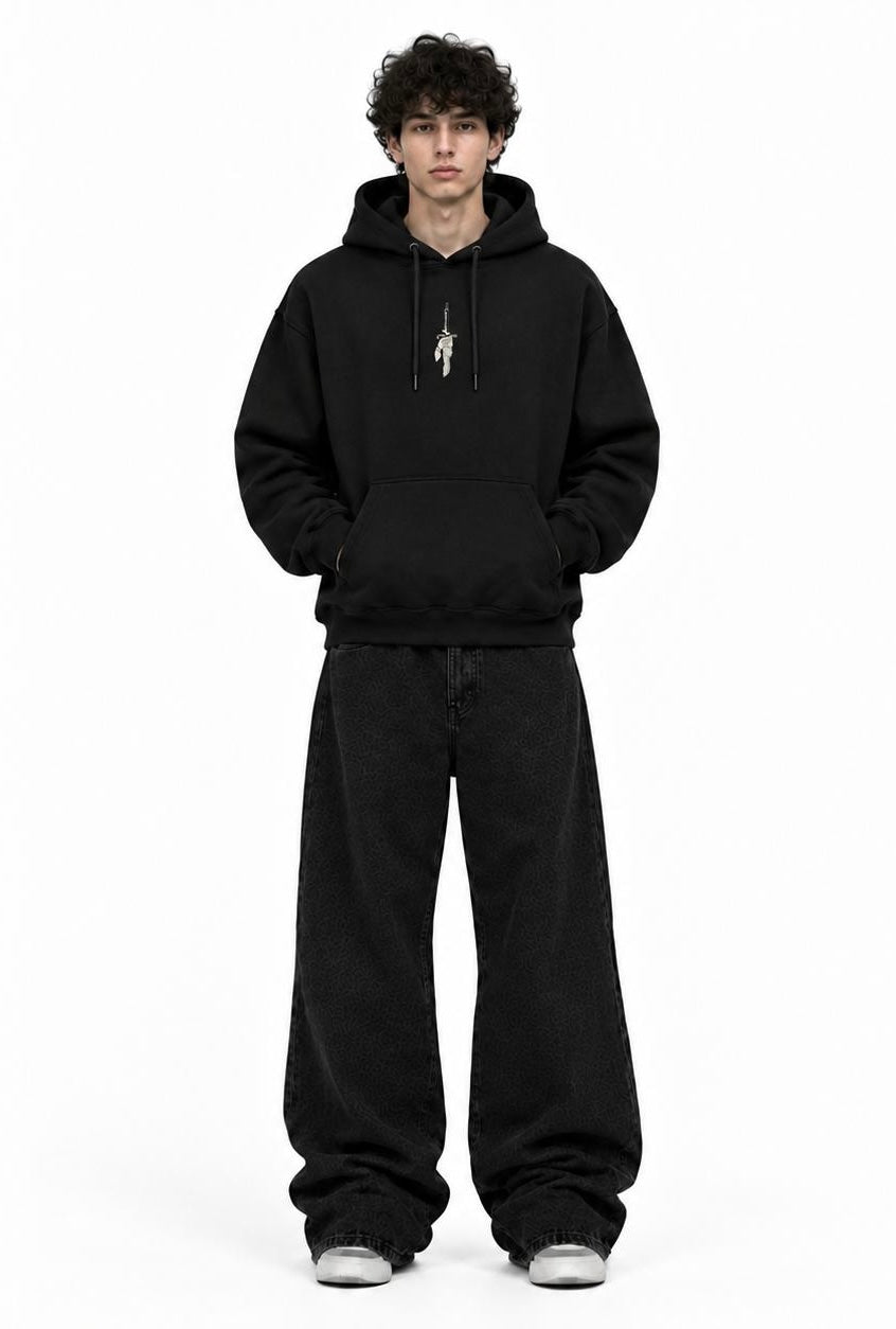 Toji “Leave It All Behind” Anime Unisex Boxy Hoodie