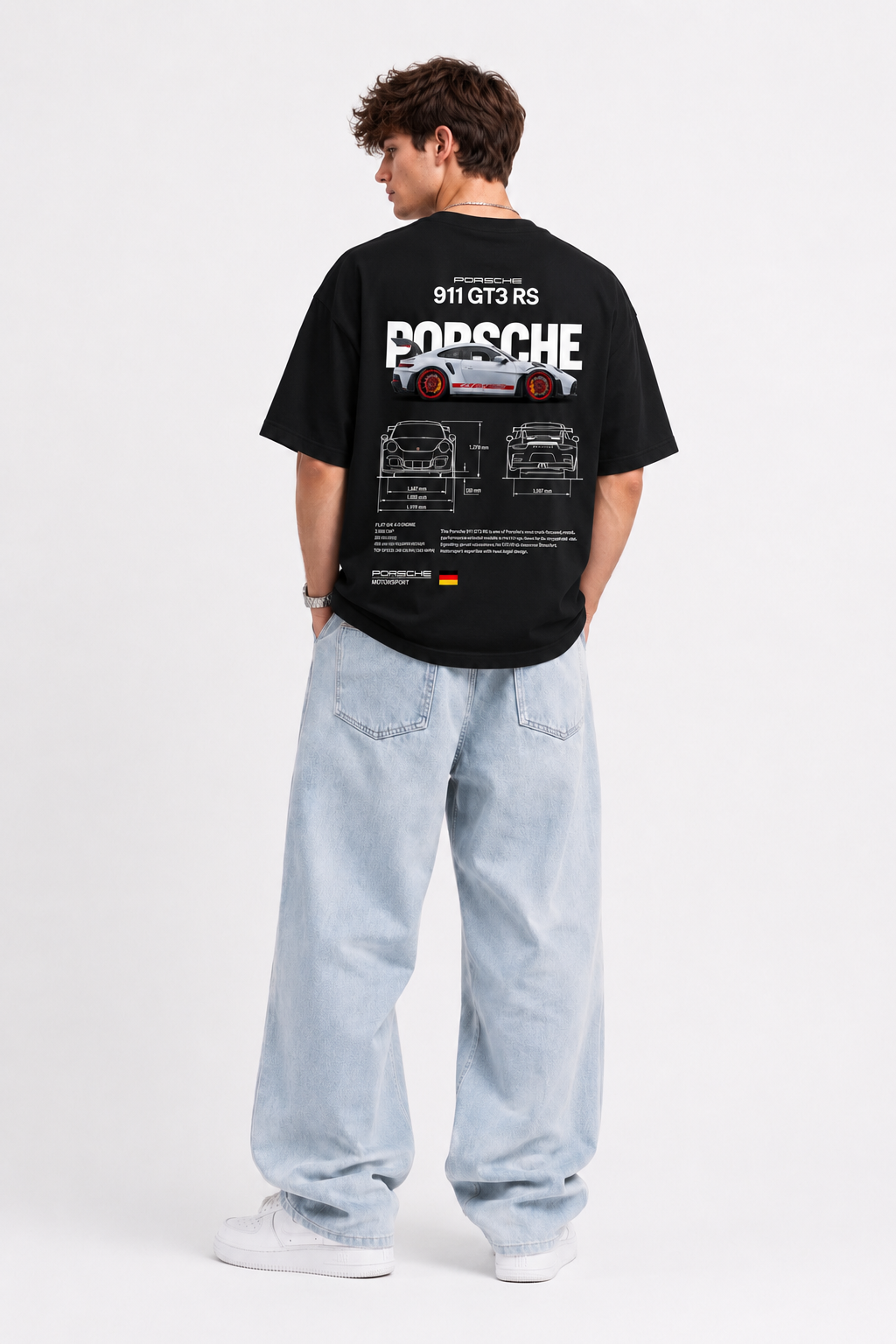 Porsche GT3 RS Performance Graphic T-Shirt